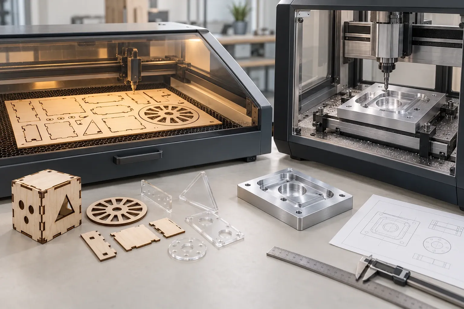 Laser Cut และ CNC